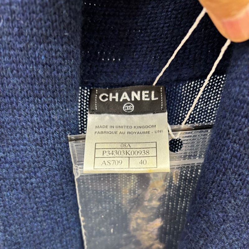 Chanel 香奈兒 羊絨長款收身開襟衫 40碼 有扣包-2