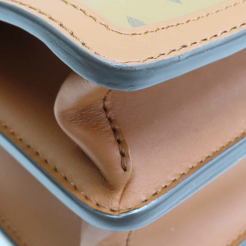 棕色 原花 Reverse 帆布 Dauphine MM 肩背包【LOUIS VUITTON LV 路易威登】 M45958-10