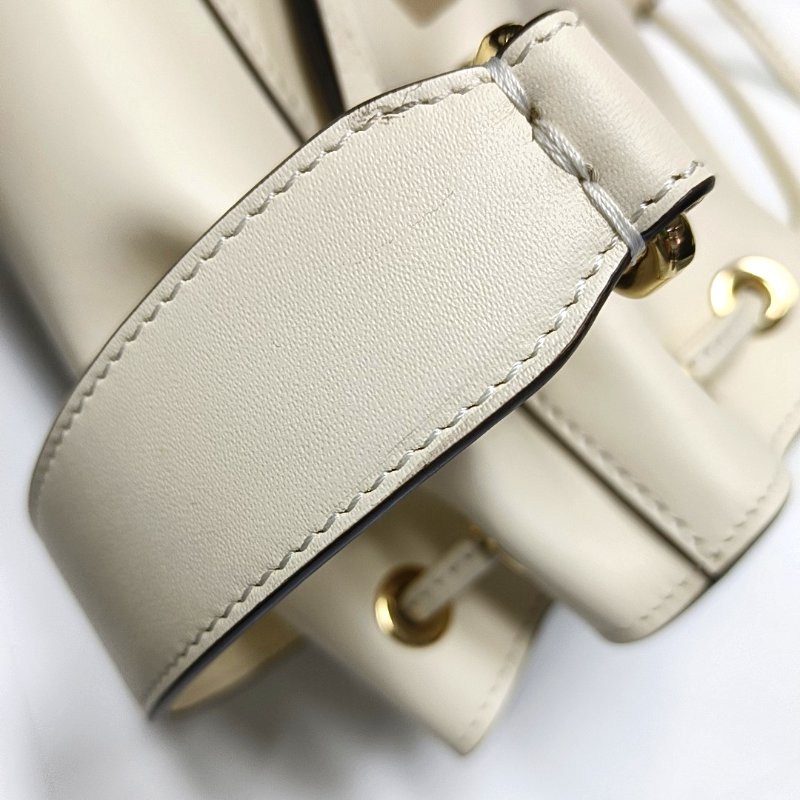 FENDI MonTresor迷你白色牛皮單肩包 2條可拆卸肩帶-8