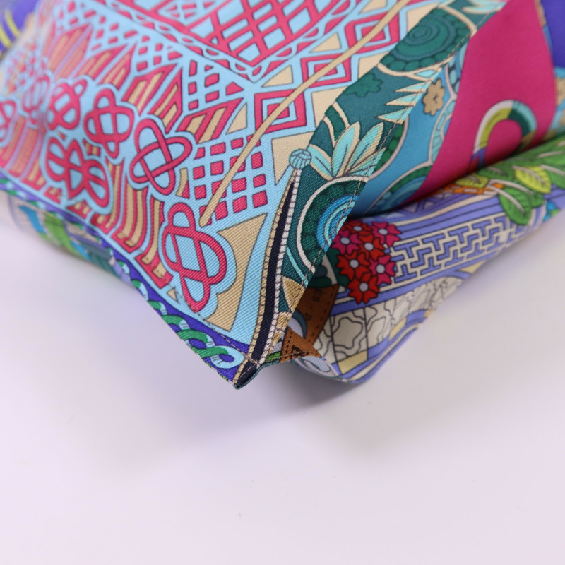 HERMES 絲質Petit H Shopping Bag手挽袋-11