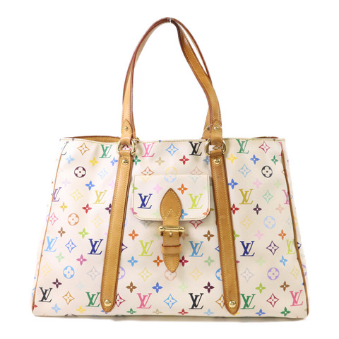LOUIS VUITTON Monogram Multicolore Aurelia GM金扣肩背袋