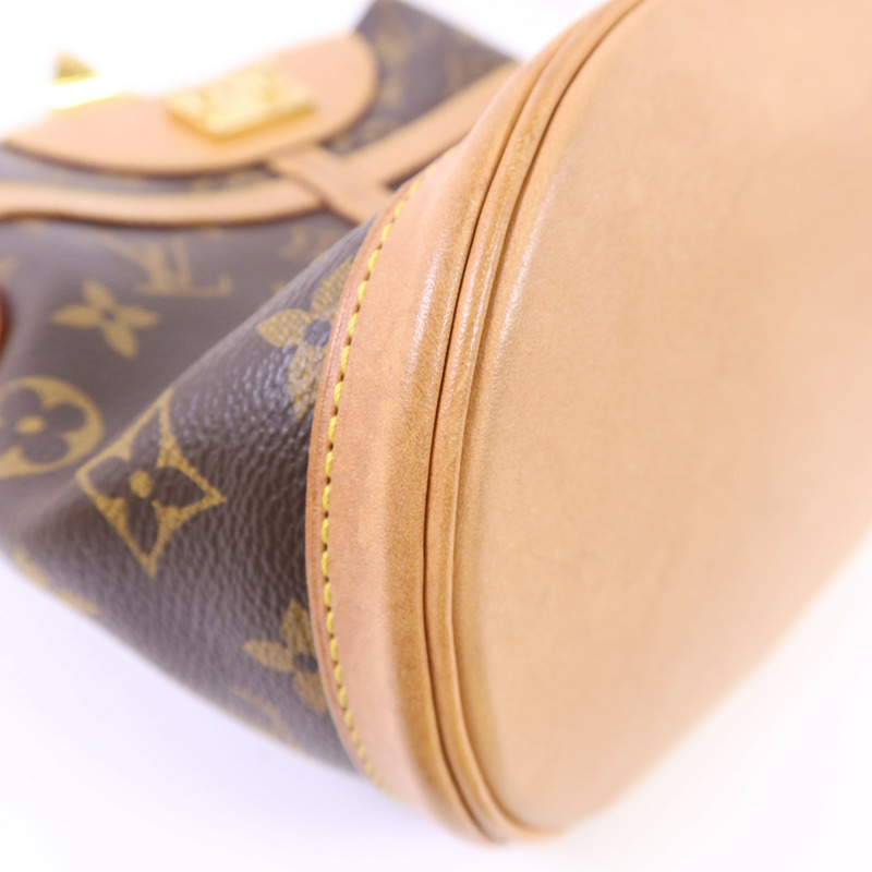 LOUIS VUITTON Monogram Duffle金扣手挽肩背兩用袋棕色-15