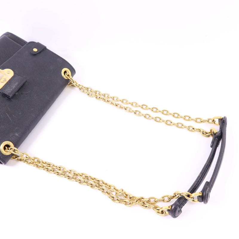 LOUIS VUITTON Monogram Empreinte Vavin BB 金扣鏈帶肩背袋-4