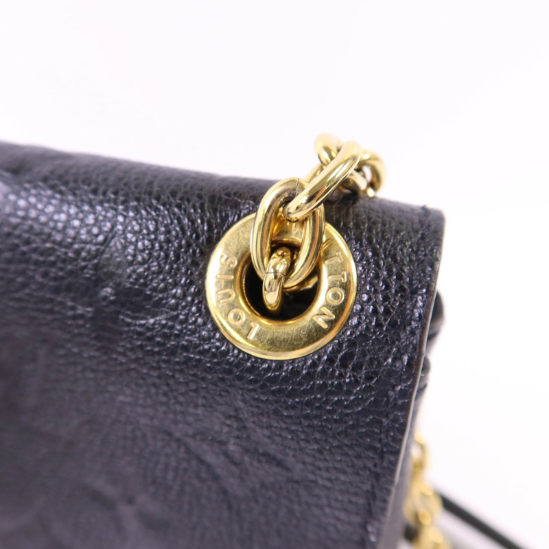 LOUIS VUITTON Monogram Empreinte Vavin BB 金扣鏈帶肩背袋-10