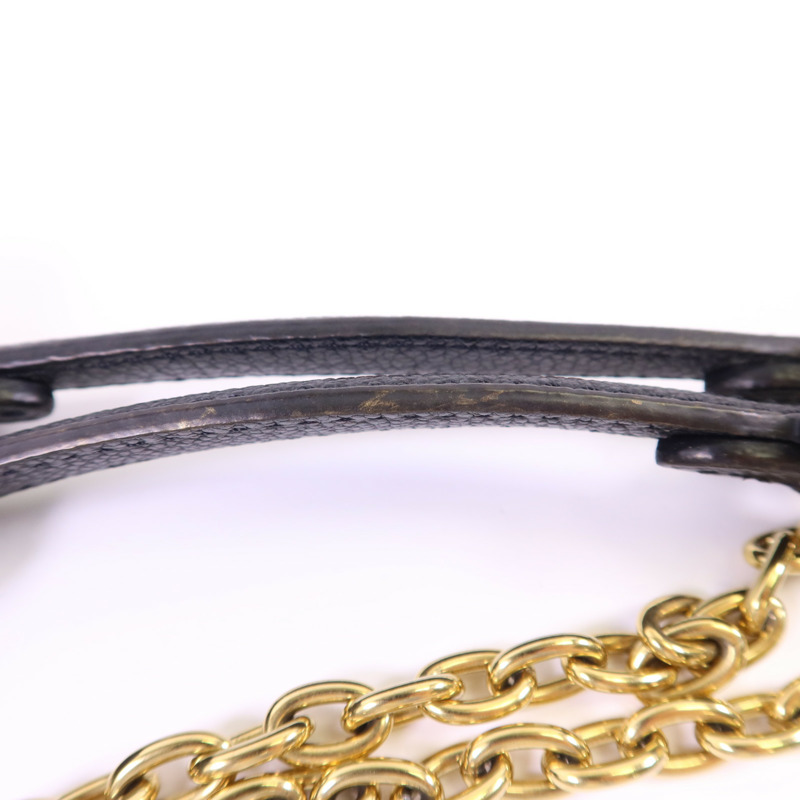 LOUIS VUITTON Monogram Empreinte Vavin BB 金扣鏈帶肩背袋-16