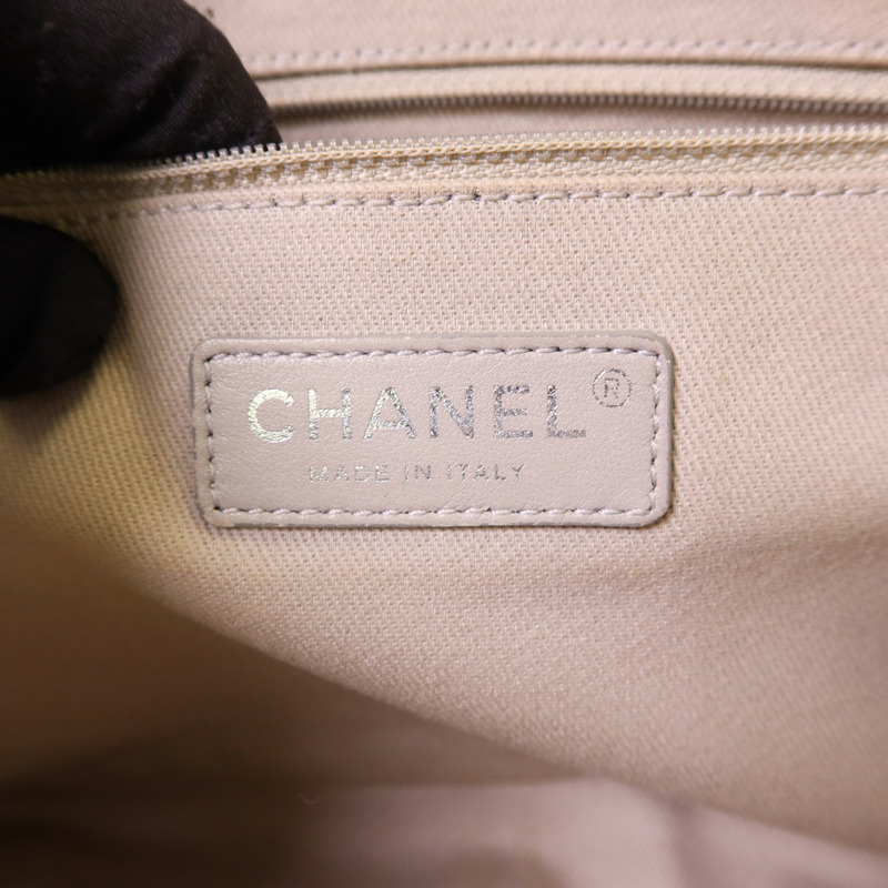 CHANEL 牛皮皮革Chain Shoulder Bag銀扣鏈帶肩背袋-6