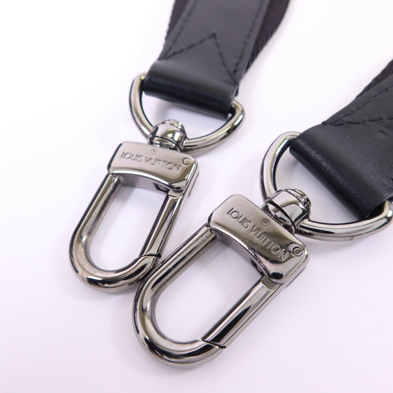 LOUIS VUITTON Monogram Eclipse Keepall 35銀扣肩背袋-9