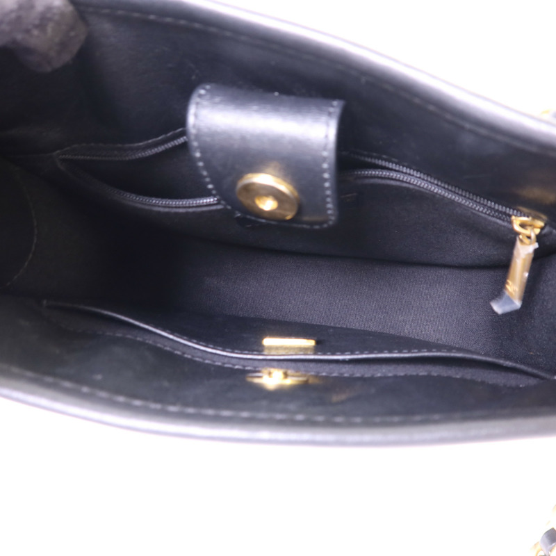 CHANEL 牛皮皮革24S Hobo金扣鏈帶肩背袋-5