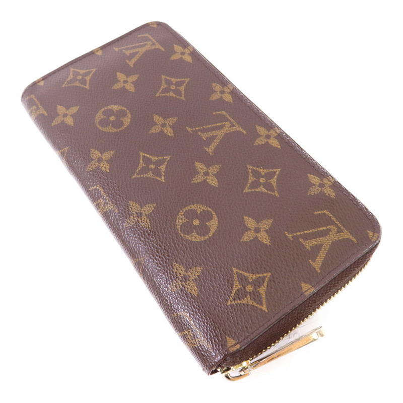 LOUIS VUITTON Monogram Zipper Long Wallet金扣長錢包-3