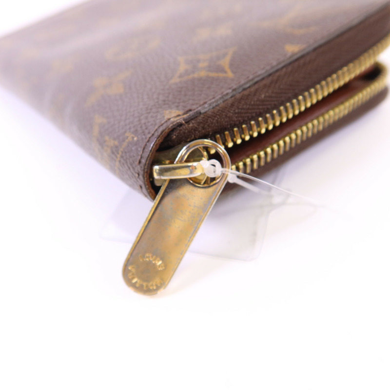 LOUIS VUITTON Monogram Zipper Long Wallet金扣長錢包-7