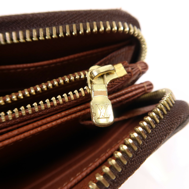 LOUIS VUITTON Monogram Zipper Long Wallet金扣長錢包-8