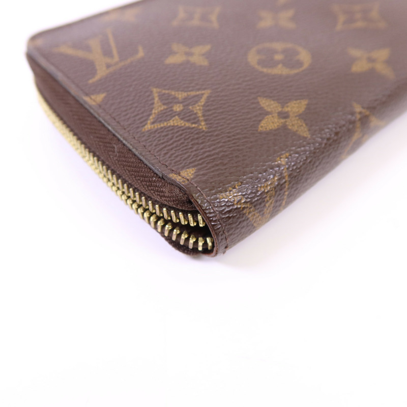 LOUIS VUITTON Monogram Zipper Long Wallet金扣長錢包-10