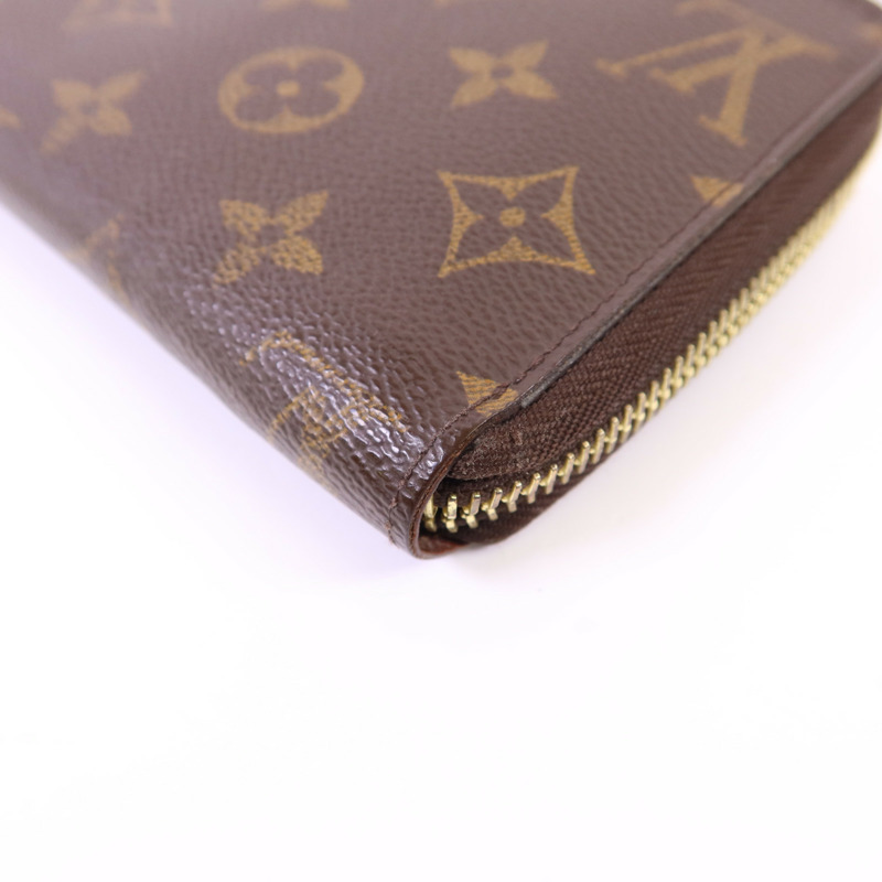 LOUIS VUITTON Monogram Zipper Long Wallet金扣長錢包-11