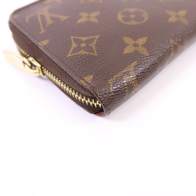 LOUIS VUITTON Monogram Zipper Long Wallet金扣長錢包-12