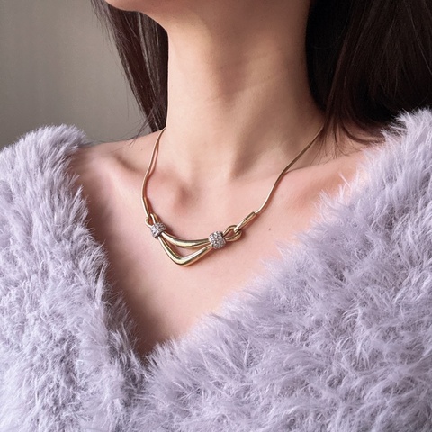 Givenchy 紀梵希 水鑽金銀項鏈 頸鏈