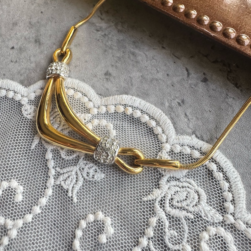 Givenchy 紀梵希 水鑽金銀項鏈 頸鏈-5