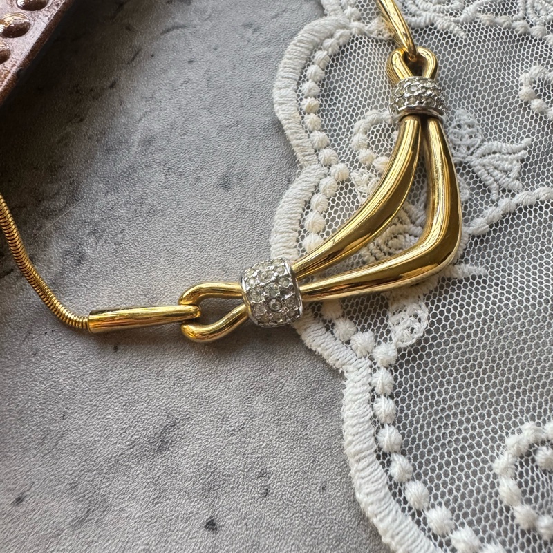 Givenchy 紀梵希 水鑽金銀項鏈 頸鏈-6