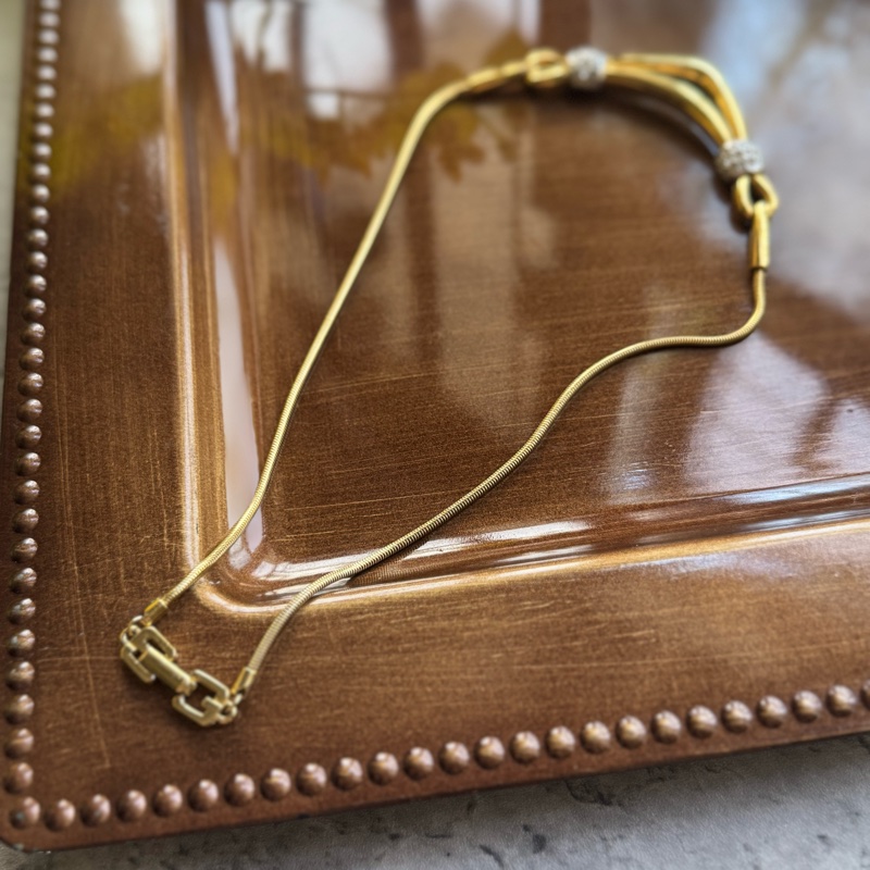 Givenchy 紀梵希 水鑽金銀項鏈 頸鏈-16