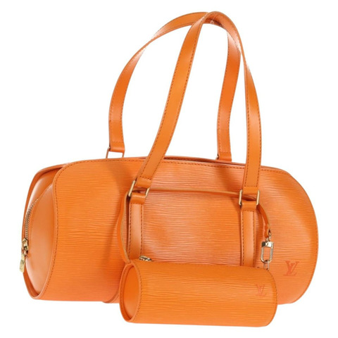 路易威登 Epi Soufflot 手提包 橙色 Mandarin M5222H LV 正品 am9973V