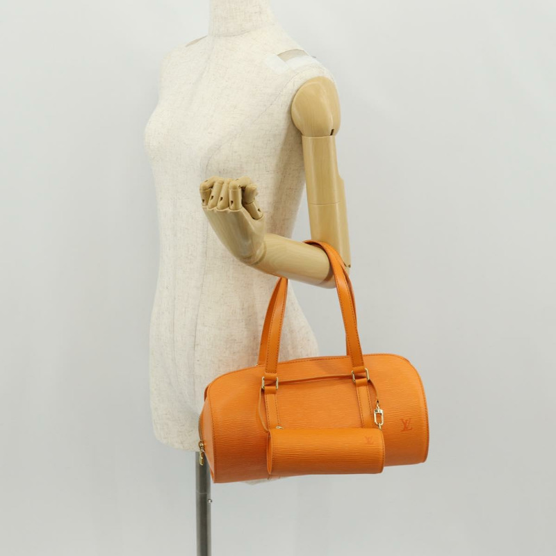 【日本直送】路易威登 Epi Soufflot 手提包 橙色 Mandarin M5222H LV 正品 am9973V-29