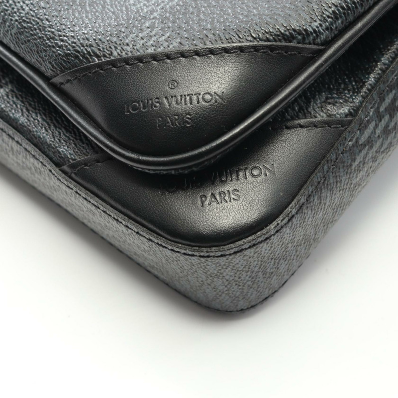 路易威登 Trio 斜背包 N50017 Damier Graphite 黑色 二手 LV-4