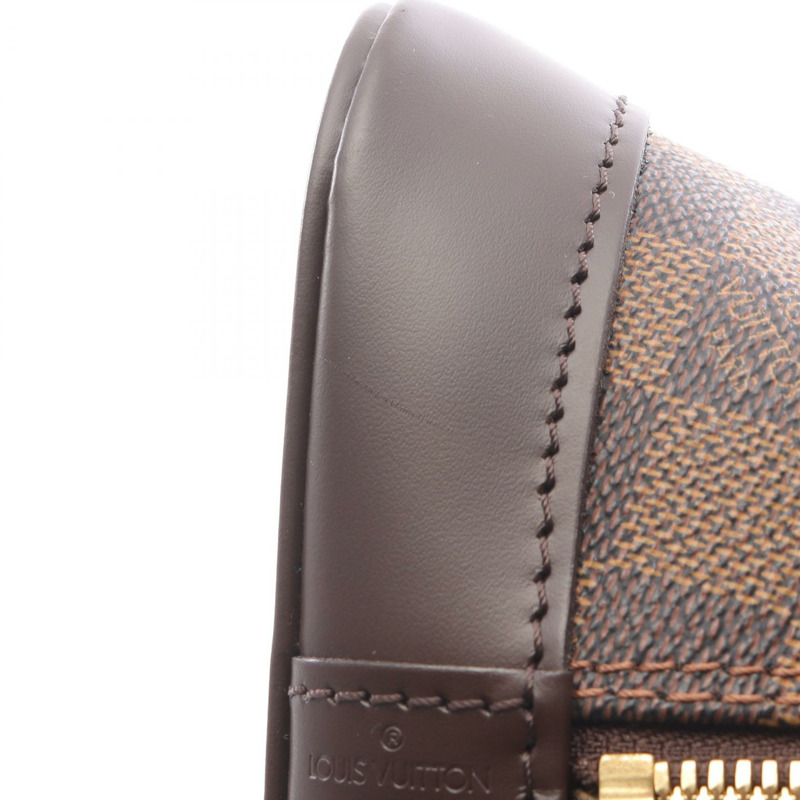 路易威登 Alma 手提包 N51131 Damier 帆布皮革棕色 Ebene 二手女士-7