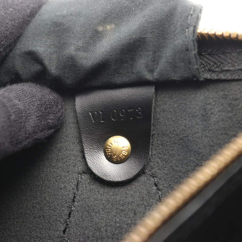 路易威登 Speedy 30 手提包 M59022 Epi 皮革黑色二手女款 LV-4