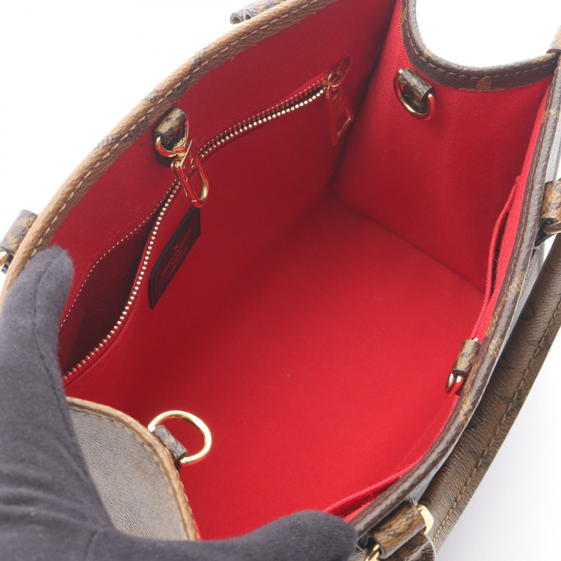 路易威登 On the Go PM 單肩手提包 M46373 Monogram Giant Reverse 二手-2