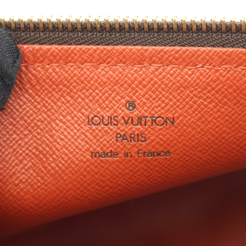 路易威登 Papillon 30 手提包 N51303 Damier 帆布皮革 Ebene 二手女式-3