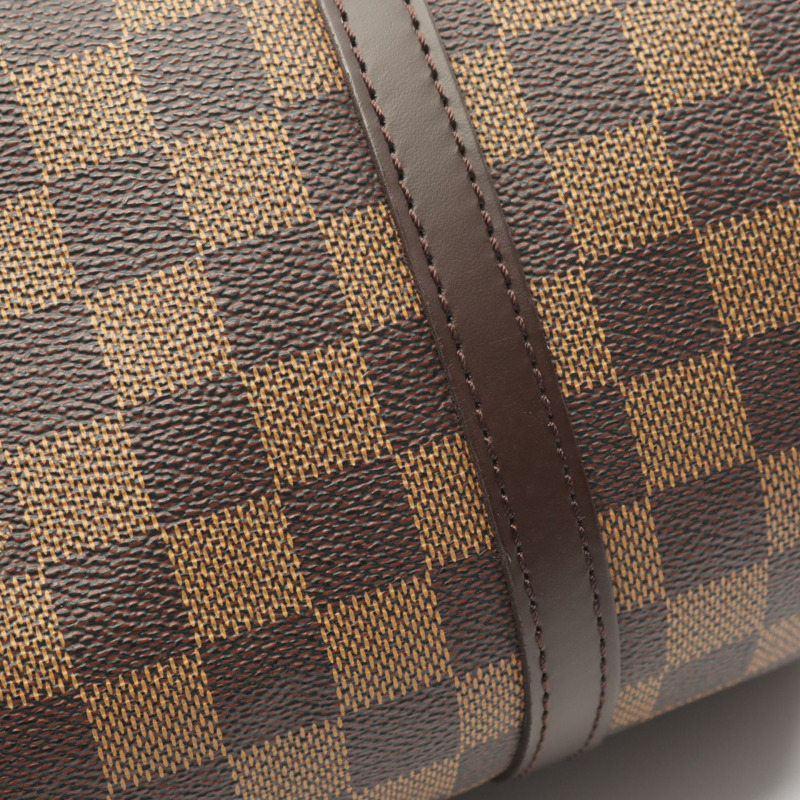 路易威登 Papillon 30 手提包 N51303 Damier 帆布皮革 Ebene 二手女式-6