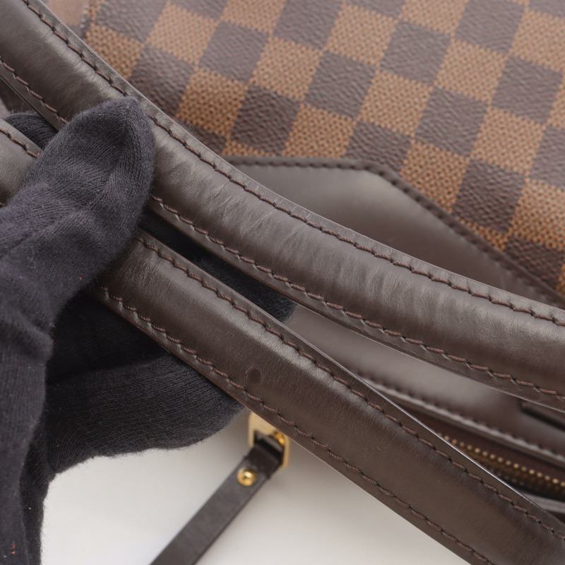 LOUIS VUITTON Westminster 小號手提包 N41102 Damier 皮革 Ebene 二手 LV-12