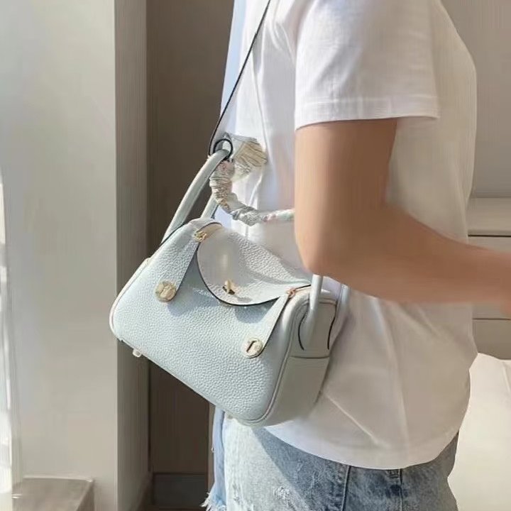HERMRS Mini lindy ll - 聖杯藍銀 W-8