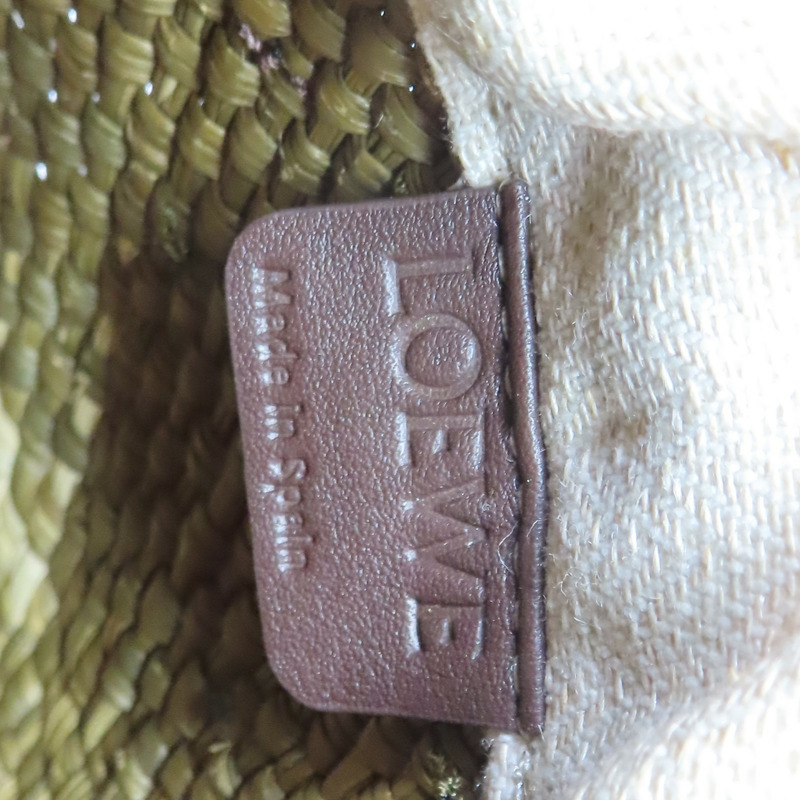 Paula's Ibiza 綠色 拉菲草編織 牛皮 Bird Iraca 肩背包【LOEWE 羅威】-5