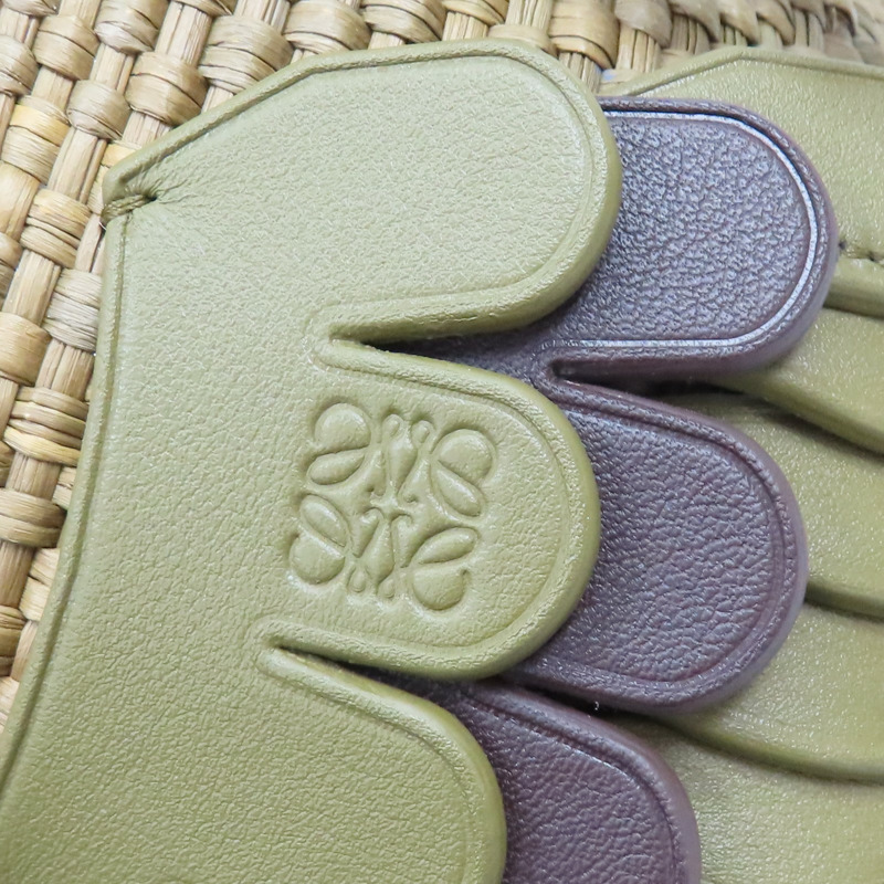 Paula's Ibiza 綠色 拉菲草編織 牛皮 Bird Iraca 肩背包【LOEWE 羅威】-7