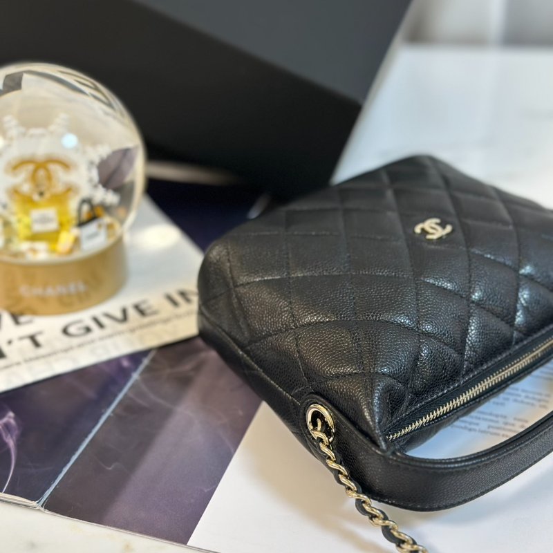 CHANEL Hobo飯盒包 - 黑金-5