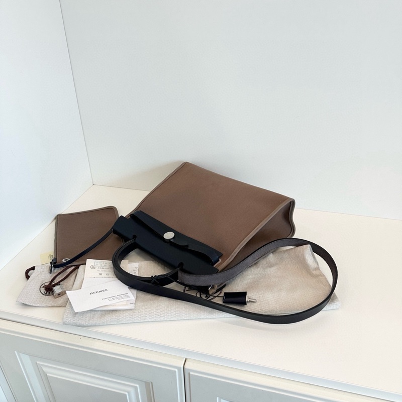 ✨Hermes Herbag31 大象灰靛藍色銀扣 98新以上🆕-6