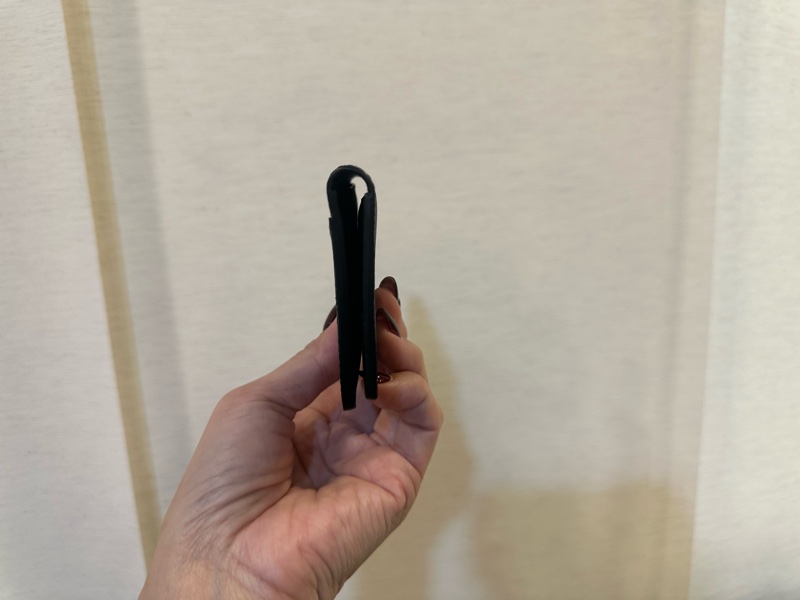 LV 黑灰漸層棋盤格對開5卡卡夾M14928-4