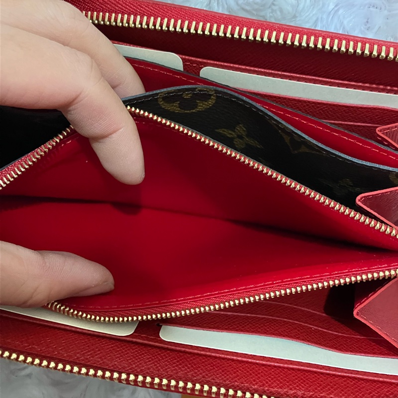 全新LV長夾 ㄇ字型拉鍊 絕版品-4