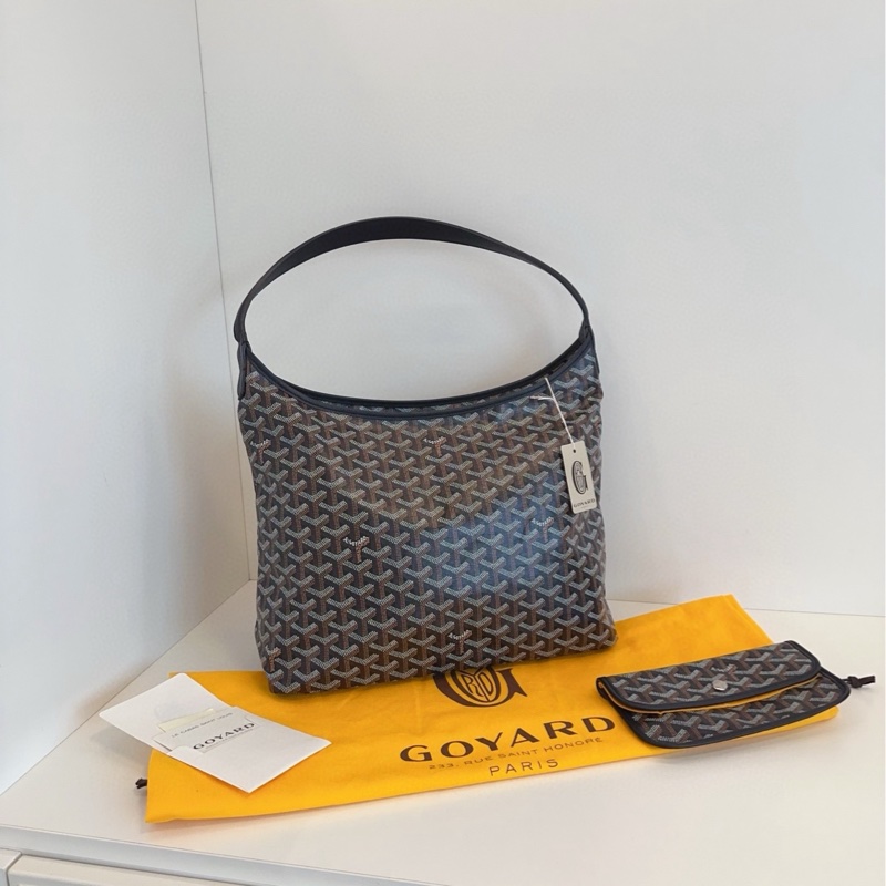【99新閒置🆕】Goyard Boheme Hobo黑色老花子母購物袋 單肩包-0