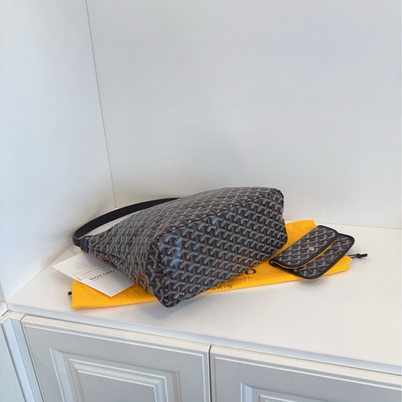 【99新閒置🆕】Goyard Boheme Hobo黑色老花子母購物袋 單肩包-4