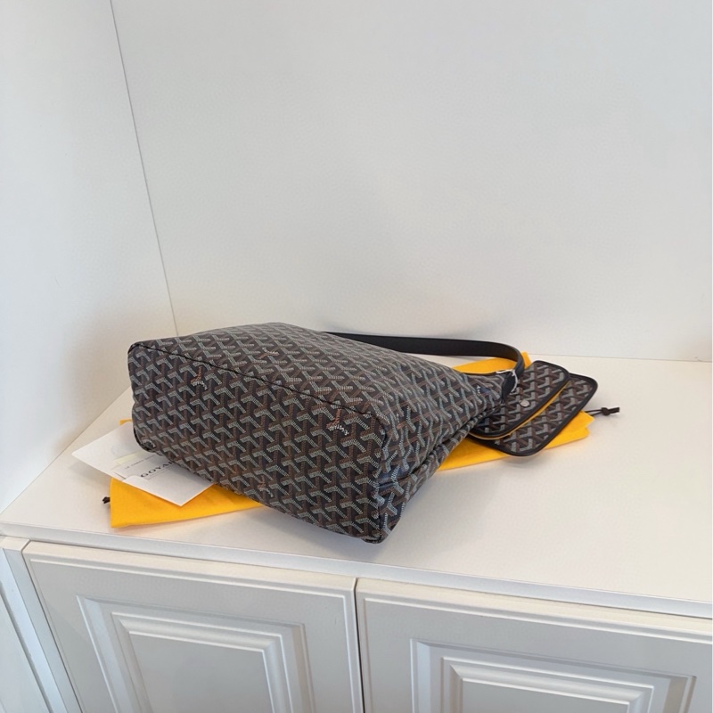 【99新閒置🆕】Goyard Boheme Hobo黑色老花子母購物袋 單肩包-5