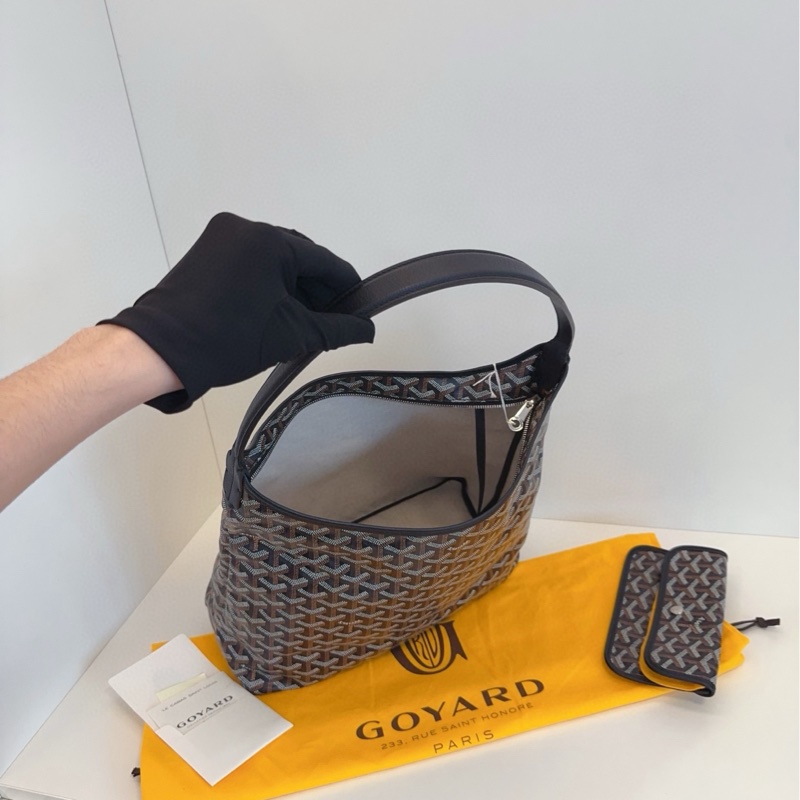 【99新閒置🆕】Goyard Boheme Hobo黑色老花子母購物袋 單肩包-7