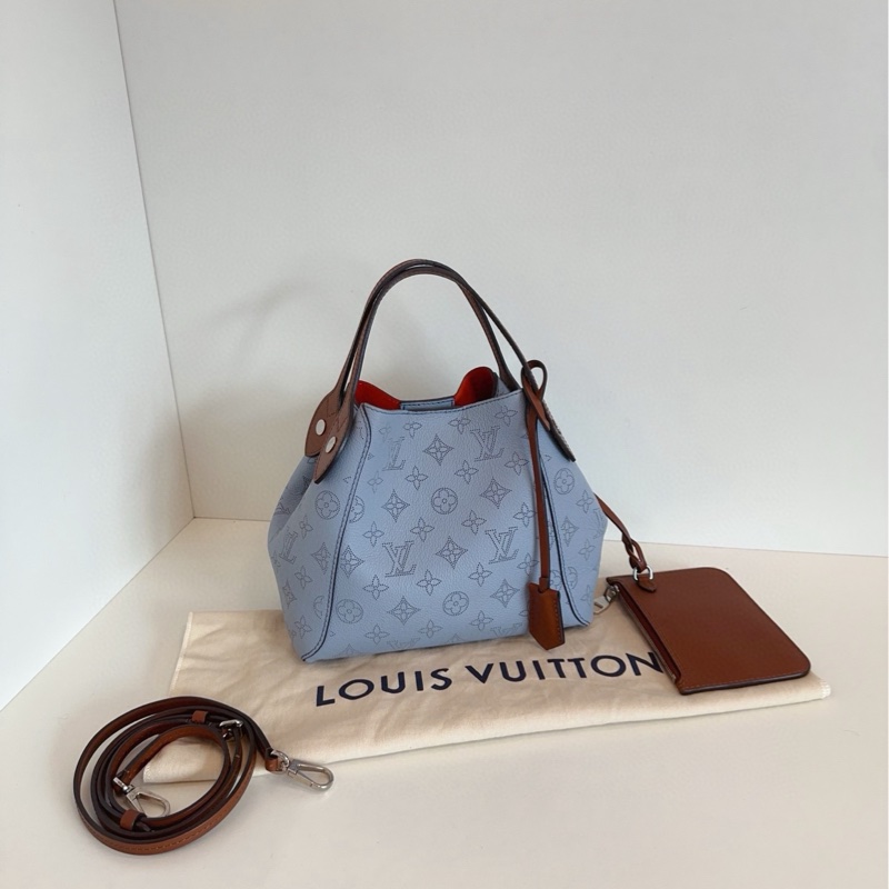 【98新🆕】LV Hina月光女神鏤空老花 全皮菜籃子托特 手提包 小號-1