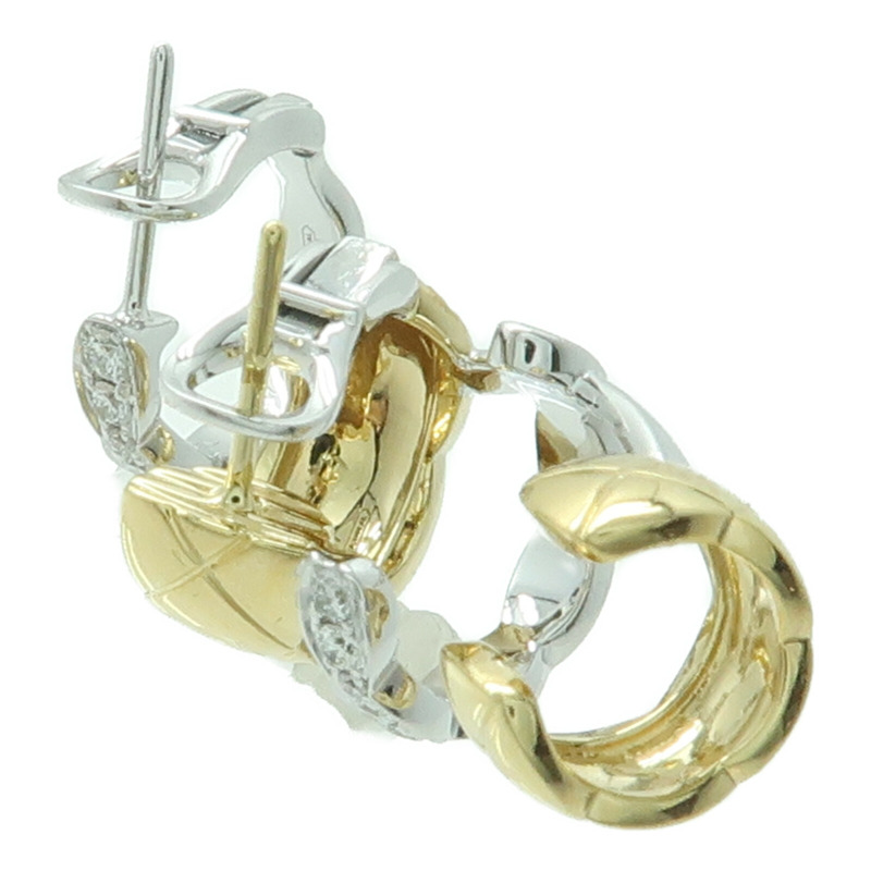 CHANEL 18K黃金Coco Crush鑽石耳環-3