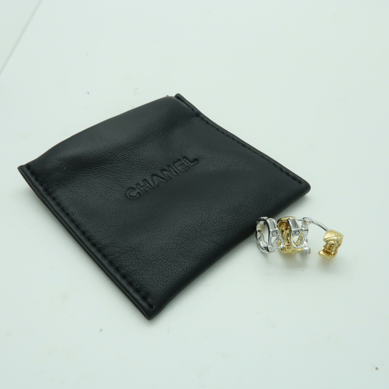 CHANEL 18K黃金Coco Crush鑽石耳環-6