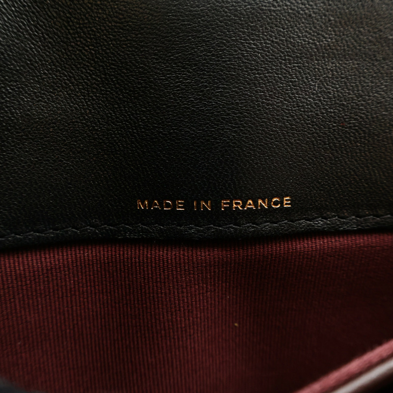 CHANEL 羊皮皮革Classic Flap Long Wallet金扣長錢包-7