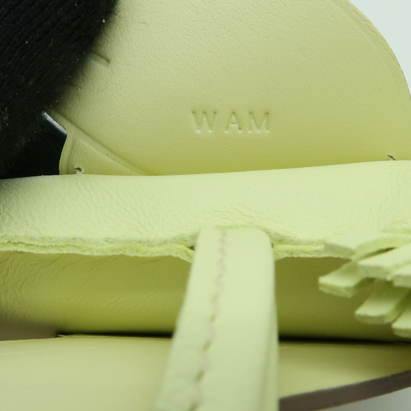 HERMES Milo皮革Rodeo Pagase MM掛飾Jaune Milton-8