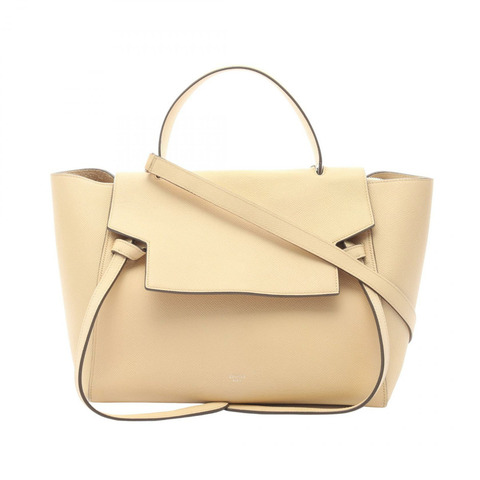 CELINE BELT BAG MINI 腰包 迷你肩手提包 176103 皮革 米色 二手 女士