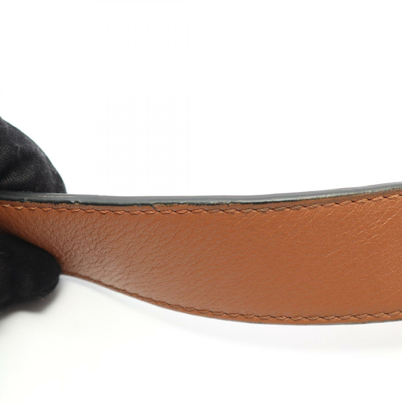 LOEWE T 字形斜背包,棕色皮革,男士二手-5