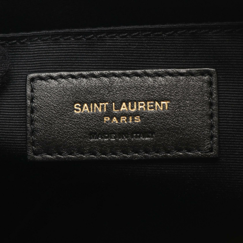 SAINT LAURENT PARIS LOU Monogram 相機肩包 761554 皮革 米色 二手-3